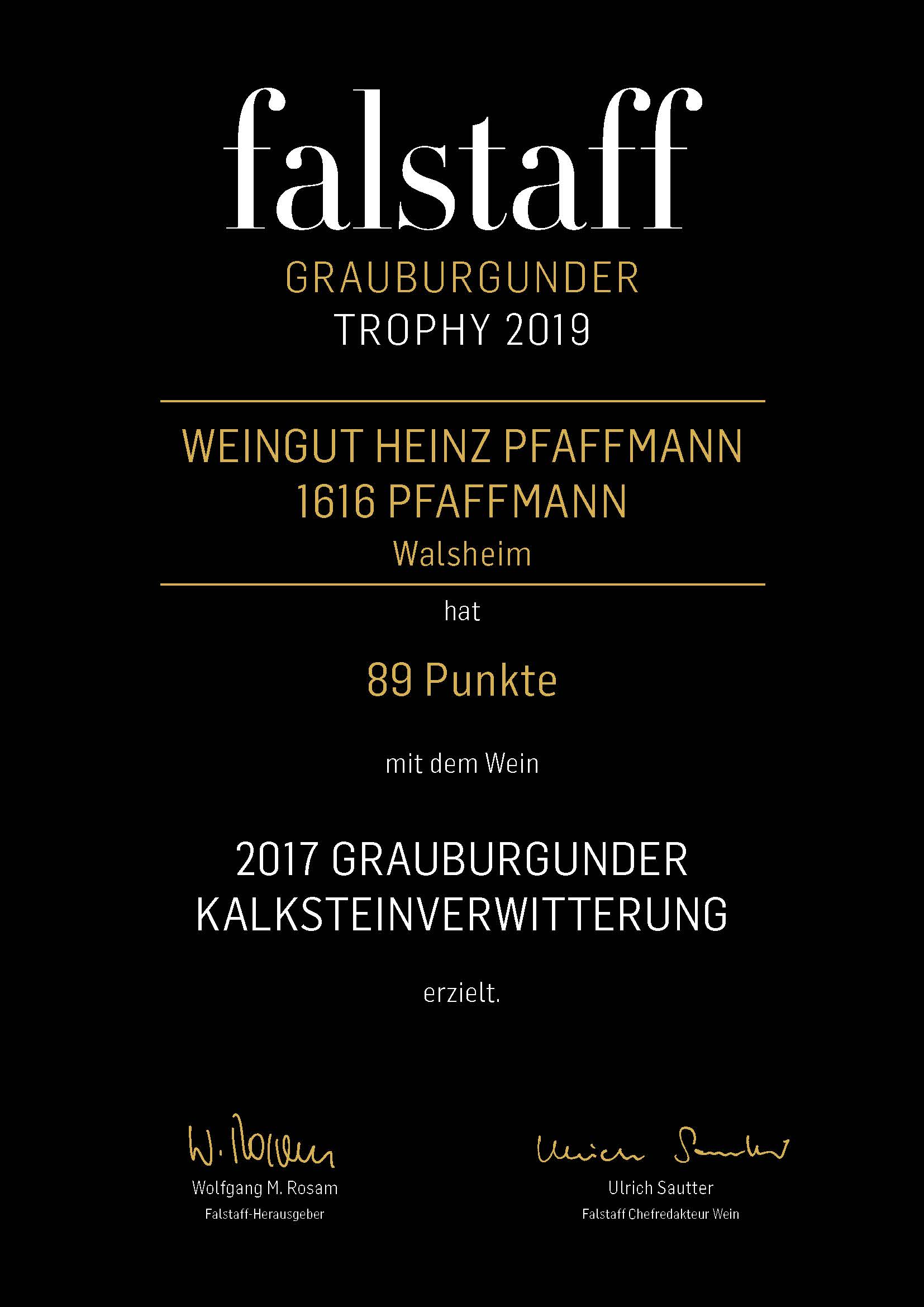 Falstaff Grauburgunder Trophy